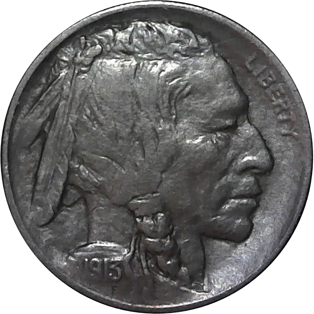 1913-Type-1-Buffalo-Nickel-#2---1913-DDR-002-Fs-1802